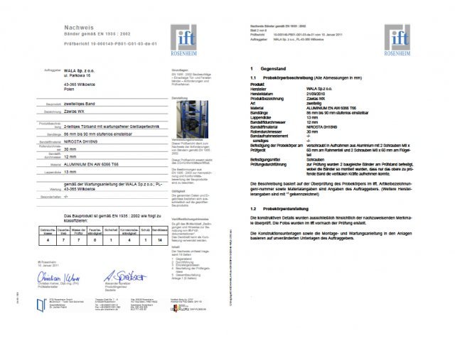 IFT ROSENHEIM - badanie