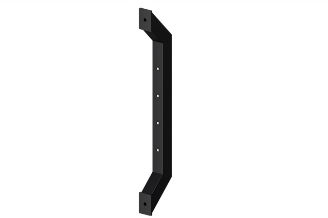 QA135 RAL9005 40x40 LED kwadrat biały zimny w rurze uchwytu