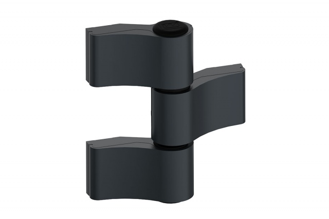 Surface hinges MX symmetric 3-wings RAL 701